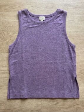A NEW DAY Tank Top with Side Slits, Women’s Size S, Purple